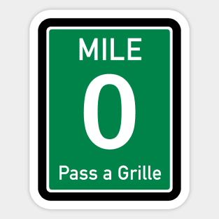 Pass a Grille FL Sticker